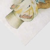 "The Amiable Guinea Pig" by Beatrix Potter Tissuepapier (Detail)