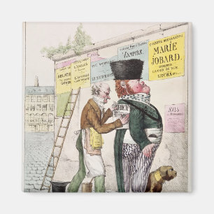 The Amusement of a Bill Sticker, 1820 Magneet