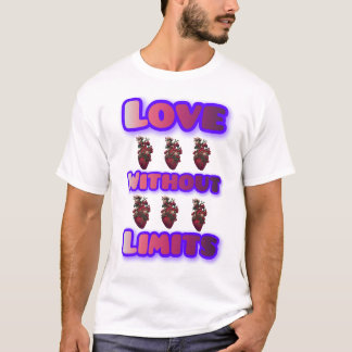 The anatomy of love, the blooming heart in love t-shirt