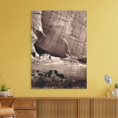 The Ancient Ruins of the Canyon de Chelle, 1873 Canvas Afdruk (Insitu (Woonkamer))