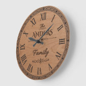 The ANDERS Family Wall Clock  Grote Klok (Hoek)