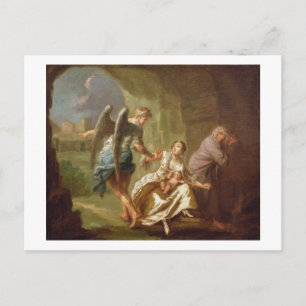 The Angel of Mercy, c.1746 (olie op canvas) Briefkaart