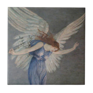 The Angel of Peace (door Walter Crane) Tegeltje