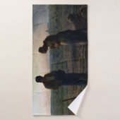 The Angelus, Jean-François Millet, 1857-1859 (Serviette de bain)