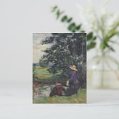 The Anglers, c.1885 Briefkaart (Staand voorkant)