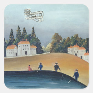 The anglers, c.1908-09 (olie op canvas) vierkante sticker