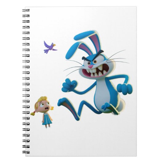 The angry rabbit notitieboek (Voorkant)