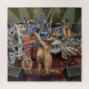 The Animals Band Dierlijke muzikanten Optreden Legpuzzel