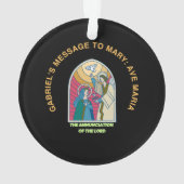 The Annunciation of the Lord Ornament (achterkant)