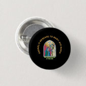 The Annunciation of the Lord Ronde Button 3,2 Cm (Voorkant /achterkant)