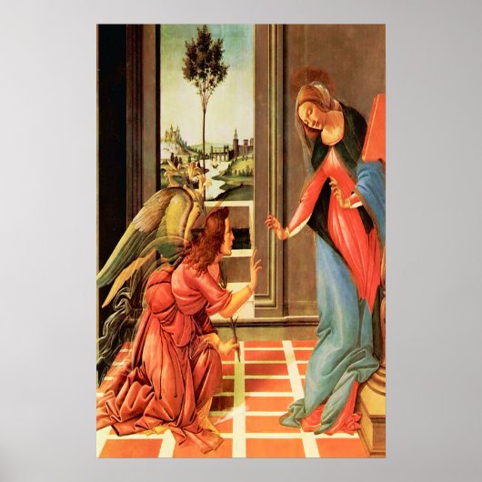 The Annunciation Our Lady & Angel Gabriel Poster (Devant)