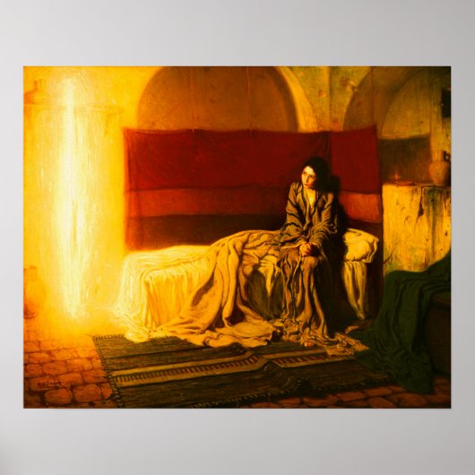The Annunction by Henry Ossawa Tanner Poster (Voorkant)