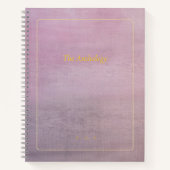 The Anthology | Mauve Custom Poetry Collection Notitieboek (Voorkant)