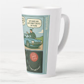 The Anti-Theft Device (Stick Shift) Latte Mok (Rechterhoek)