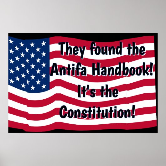 The Antifa Handbook Patriotic (ds) Poster (Voorkant)