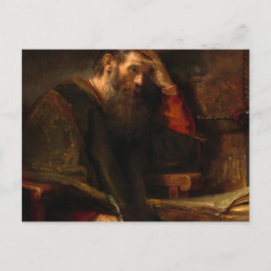 The Apostle Paul, 1657, van Rembrandt van Rijn Briefkaart