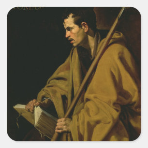 The Apostle St. Thomas, c.1619-20 Vierkante Sticker
