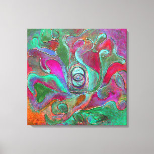 "The Aquamarine Guardian from Unseen" door Paul Bu Canvas Afdruk