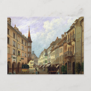 The Arcades, Grand Rue, Colmar, 1876 Briefkaart