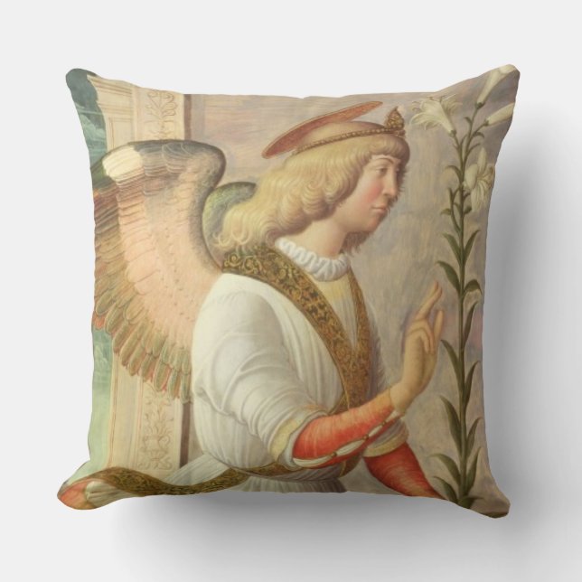 The Archangel Gabriel (panel) Kussen (Voorkant)