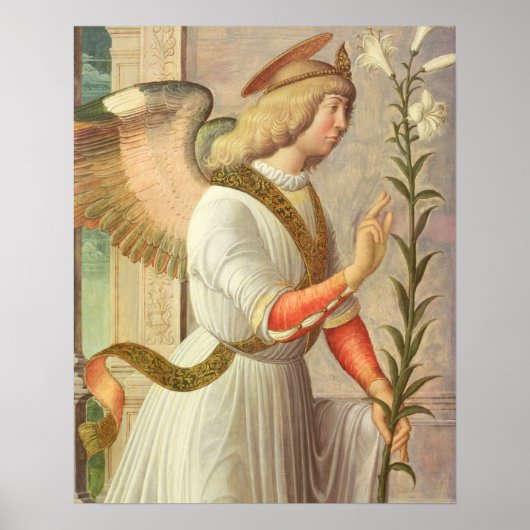 The Archangel Gabriel (panel) Poster (Voorkant)