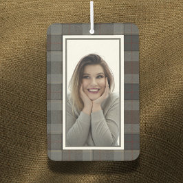 The Archivist’s Vault: Custom Tartan Photo Charm Luchtverfrisser