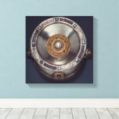 The Ardagh Chalice, Reerasta, County Limerick Canvas Afdruk (Insitu (Houten vloer))