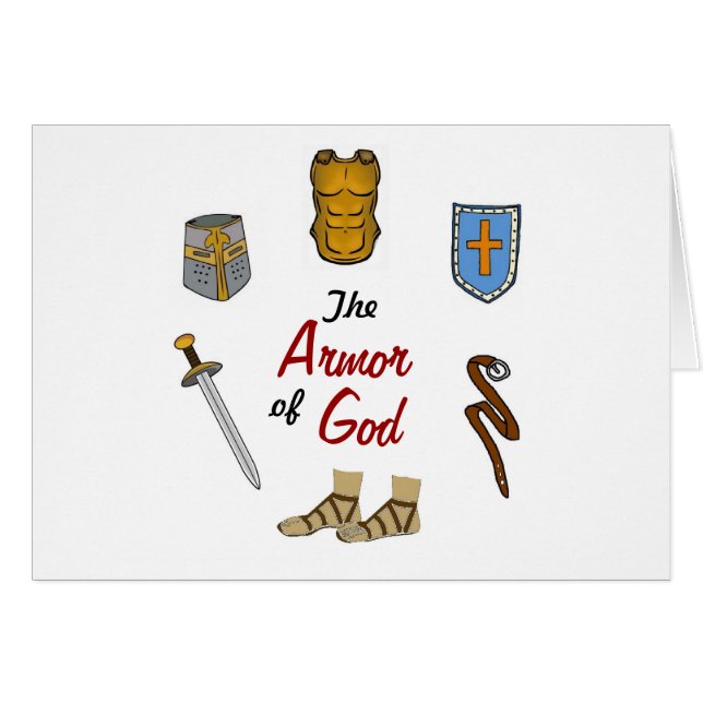 The Armor of God Card (Voorkant Horizontaal)