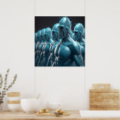 The Army of Metal Men Wall Poster (Keuken)