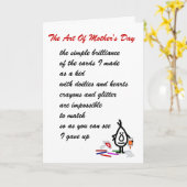 The Art of Mother's Day Kaart (Gele Bloem)