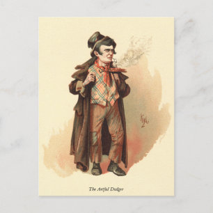 The Artful Dodger by Kyd, Dickens' Oliver Twist Briefkaart