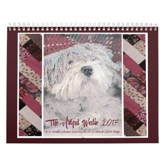 The Artful Westie 2017 Kalender (Hoes)