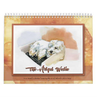 The Artful Westie Een 12 maanden kalender door Bor