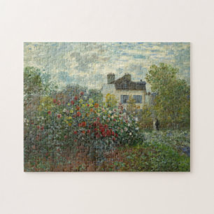 The Artists Garden in Argenteuil Claude Monet Legpuzzel