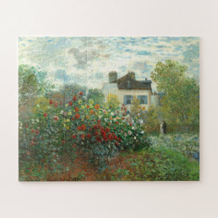 The Artists Garden in Argenteuil door Claude Monet Legpuzzel