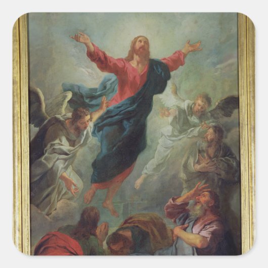 The Ascension, 1721 Vierkante Sticker (Voorkant)