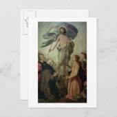 The Ascension of Christus, 1595 (olie op het panee Briefkaart (Voorkant / Achterkant)