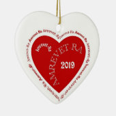 The Atlantis Grail Holiday 2019 Heart Ornament (Rechts)