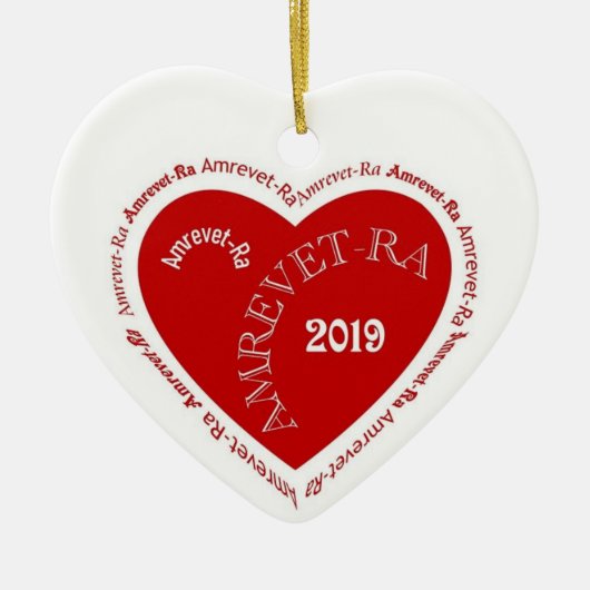 The Atlantis Grail Holiday 2019 Heart Ornament (Voorkant)
