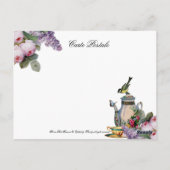 Thé au Petit Trianon Briefkaart (Achterkant)