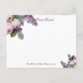 Thé au Petit Trianon - roos Briefkaart (Achterkant)