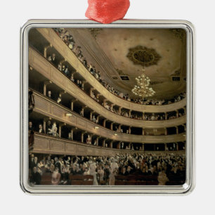 The Auditorium of the Old Castle Theater, 1888 Metalen Ornament