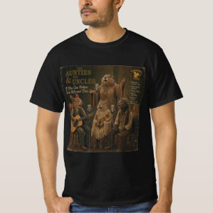 The Aunties & the Uncles Album: een Parodie T-shirt
