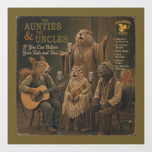 The Aunties & the Uncles: een Parodie Raamsticker