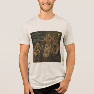 The Aunties & the Uncles: een Parodie Tri-Blend Shirt