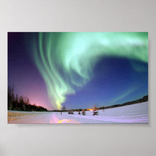 The Aurora Borealis, or Northern Lights Poster
