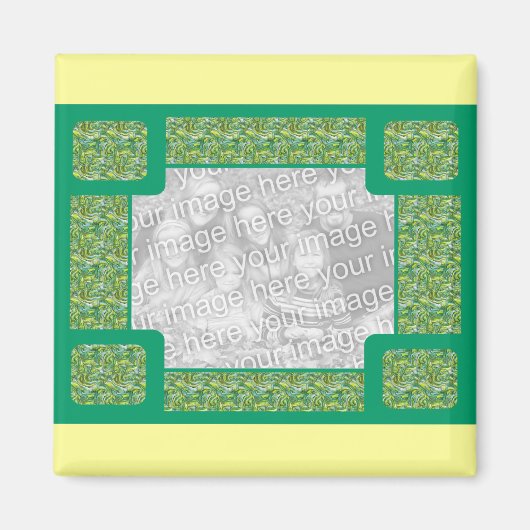 Thé avec aimant modèle jaune (Devant)