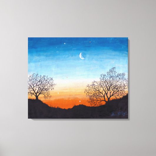 The Awakening Dawn: Canvas Afdrukken Uncropped (Voorkant)