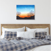 The Awakening Dawn: Canvas Standaard Afmetingen (Insitu (Slaapkamer))