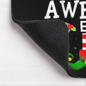 The Awesome Elf Christmas Family Matching Pajama Muismat (Hoek)